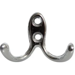 Klädkrok 40 x 60 mm förkromad