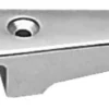 Knap med clamcleat i anodiserad aluminium 160 mm