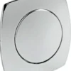 Knopp + ring Konvex kromad ABS
