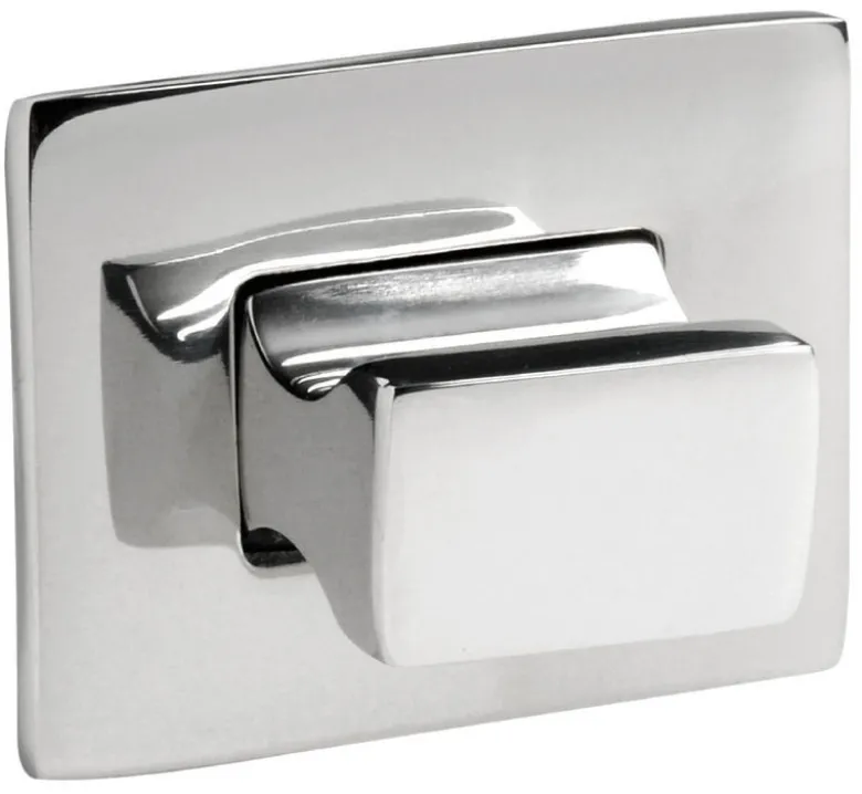 Knopp + ring rektangulär polerad AISI316