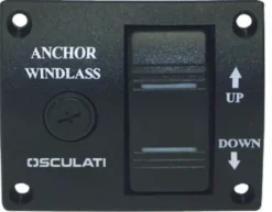 Kontrollpanel för ankarspel 75 x 62 mm