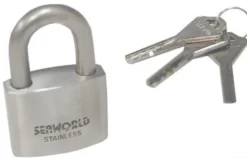 Kraftigt hänglås med AISI316-båge 30 mm