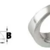 Krok AISI316 15x5.7x35.8 mm