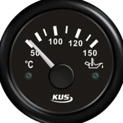 Kus Oljetemperaturmätare Svart, 50-150gr, 12/24v