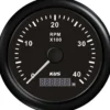 Kus Varvräknare Diesel 12/24v Svart 0-4000rpm