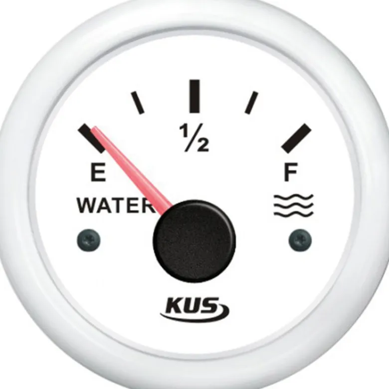 Kus Vattentankmätare Vit, 0-190ohm, 12/24v