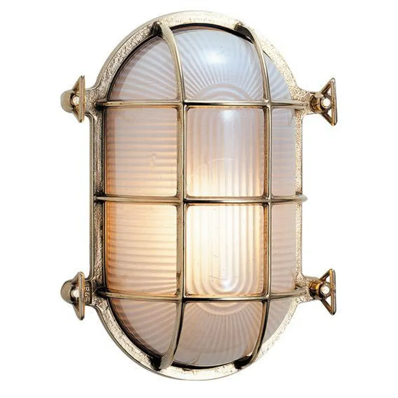 Lampa med ovalt galler