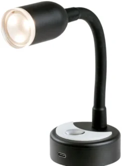Ledad LED-strålkastare svart 400 mm