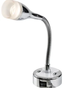 Ledbar LED-strålkastare polerad 400 mm