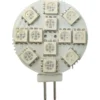 1852 LED G4 röd/vit sidostift Ø30mm 10-30V 0,5/1,4/10W 2 st.