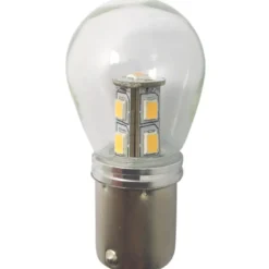 1852 LED-lampa Ba15S 10-35Vdc 1,6/15W dimbar - 2 st.