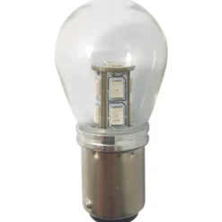 1852 LED-lanternlampa Bay15D, 10-36V 2,4/25W röd - 2 st.