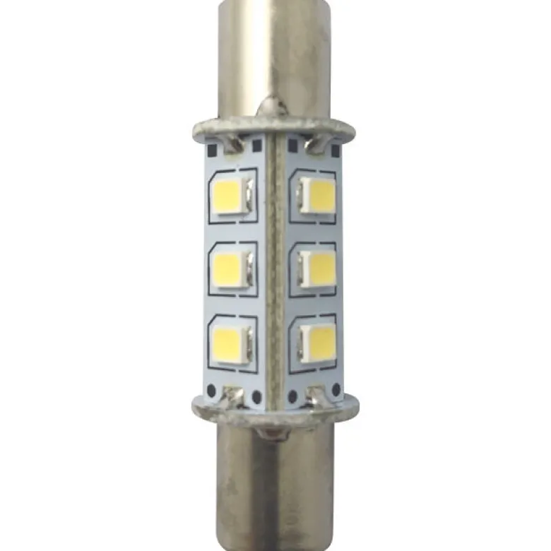 1852 LED-lanternlampa BS43 10-36vdc 1,2/10W 6000K - 2 st.