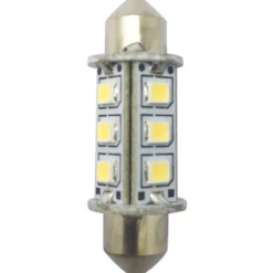 1852 LED-lantern pinol/spollampa 37mm 10-36V 1,2/10W 6000K - 2 st.