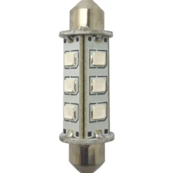 1852 LED-lantern pinol/spollampa 42mm 10-36V 1,2/10W grön - 2 st.