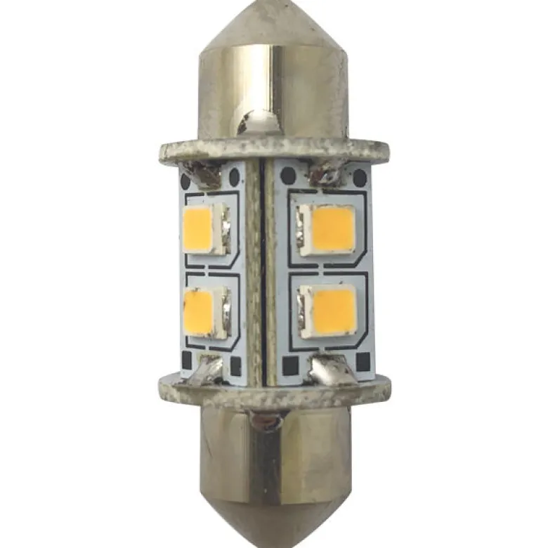 1852 LED pinol/spollampa 31mm 10-36vdc 0,8/8W omni - 2 pack
