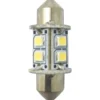 1852 LED pinol/spollampa 31mm 10-35V 0,8/8W 6000K - 2 st.