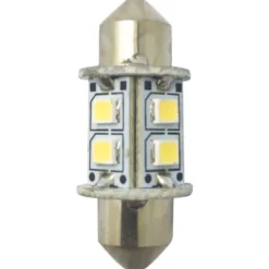 1852 LED pinol/spollampa 31mm 10-35V 0,8/8W 6000K - 2 st.