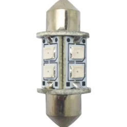 1852 LED pinol/spollampa 31mm 10-35V 0,8/8W röd - 2 st.