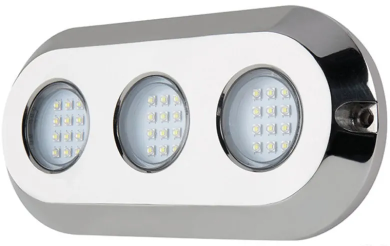 LED-undervattenslampa blå 180 W