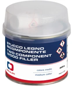 Ljusfärgat tvåkomponents träspackel 150 ml
