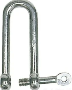 Långt schackel med säkrad sprint AISI 316 12 mm