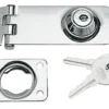 Låsbar hasp med nyckel 80x30 mm