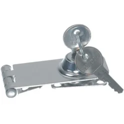 Låsöverfall med Nyckel 74x30mm 2st nycklar 74x30mm RF Stål
