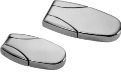 Luckgångjärn, spegelpolerat AISI316, 70x36 mm