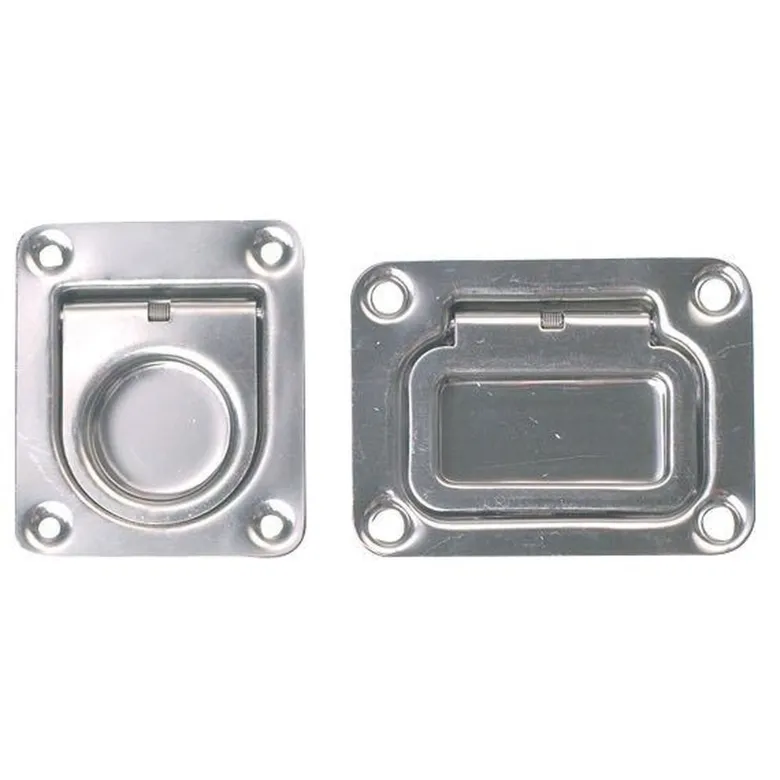 Luckhandtag Fjäderbelastat 66 x 56 x12 mm Rostfritt Stål