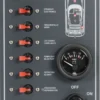 10-magnetotermisk strömbrytarpanel
