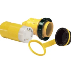Marinco landströmskontakt 32Amp med lock och mantel