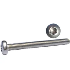 Maskinskruvar cylindrisk RF, 100 st