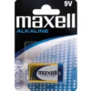 Maxell Alkaline 9V /6LR61-batteri - 1st.