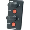 Max power joystick 12/24v dubb. svart