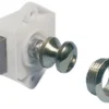 Mini trycklås förkromad mässing 16 mm