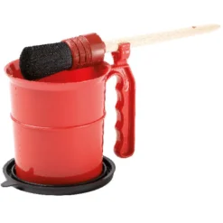 Målarkopp med handtag, lock och penselhållare 3/4L