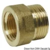 Mässingsmuff hane/hona 1"1/4 x 1" 1/2