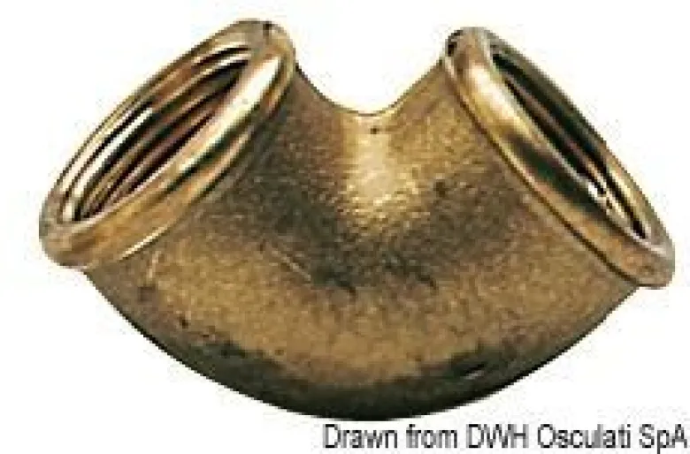 Mässingsvinkel 90° hona/hona 1"1/4