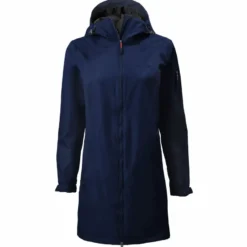 Musto Sardinia Lång Regnjacka Dam Navy