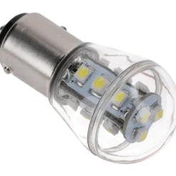 Nauticled lanternLED BAY15D Ø25x48mm 10-35Vdc 1,2/15W vit