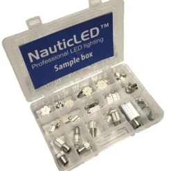 Nauticled provlåda med 36 LED-lampor och adapter