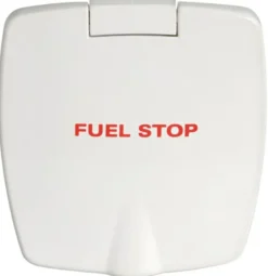 New Edge ABS-fack med märkningen FUEL STOP
