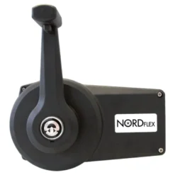 Nordflex reglagebox svart enkelhandtag med lås