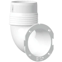 Nuova Rade slangadapter 90º till Ø70/76 mm