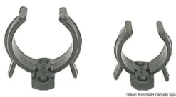Nylon fjäderclips vit 17/23 mm