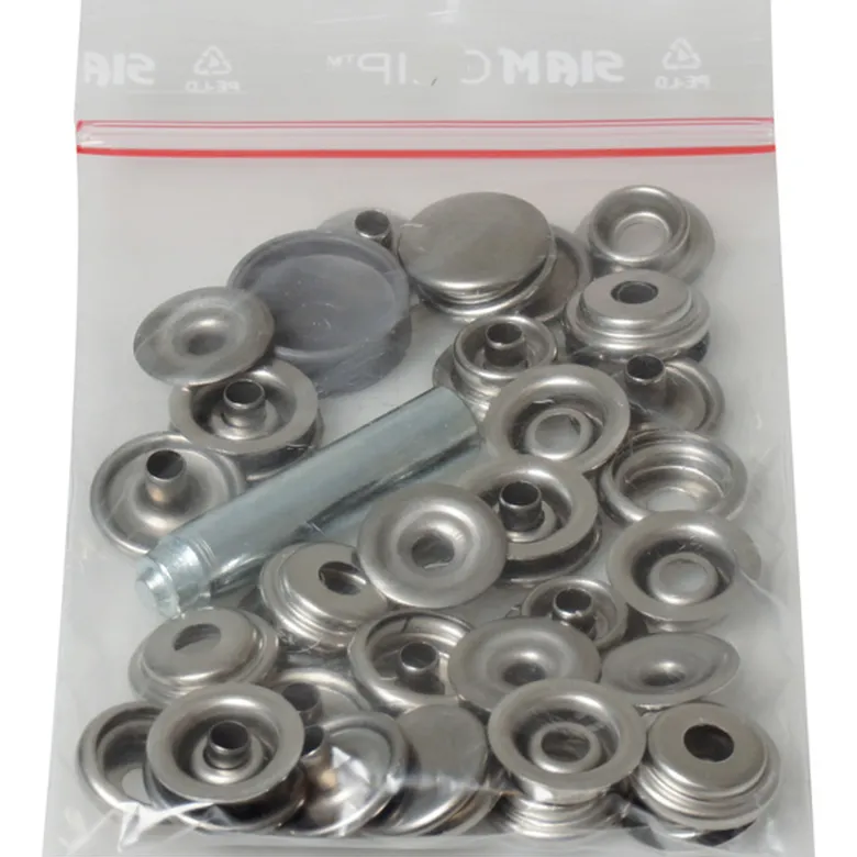 Osculati Tryckknappar 15 mm med Verktyg 10st