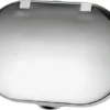 Oval neutral lucka förkromad