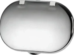 Oval neutral lucka förkromad