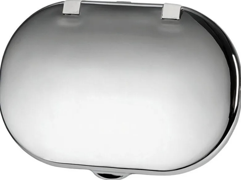 Oval neutral lucka förkromad